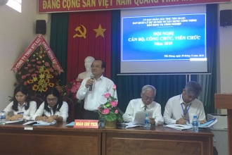 Hội nghị cán bộ, công chức năm 2019 và Công bố Cổng Thông tin điện tử Ban Quản lý dự án đầu tư xây dựng công trình dân dụng và công nghiệp tỉnh Tiền Giang